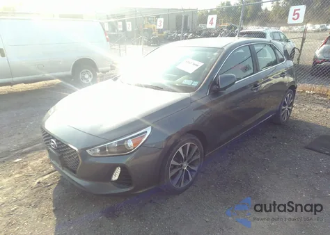 2018 Hyundai Elantra Gt z USA, uszkodzony, nr VIN KMHH35LE1JU075424